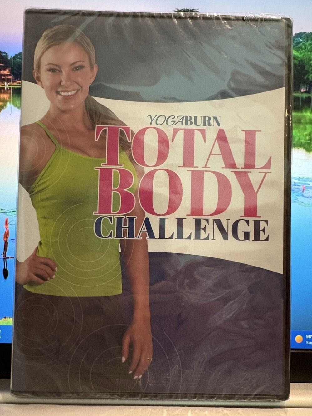 Yoga Burn Total Body Challenge DVD Premium Package 4-Disc Fitness Workout NEW